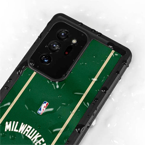 NBA Milwaukee Bucks Jersey Galaxy Note20 Ultra 5G Waterproof Case